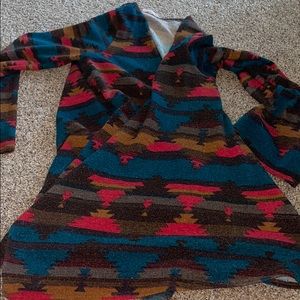 pattern cardigan